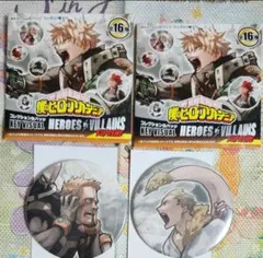 僕のヒーローアカデミア原画展 トゥワイス 尾白猿夫 缶バッジ 2個セット