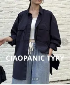 CIAOPANIC TYPY MOL ドライバーズワイドシャツ　セール　新品のサムネイル