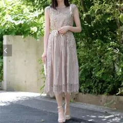 STRAWBERRY-FIELDS ドレス ベージュ 結婚式