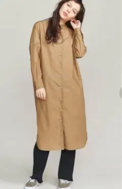 長袖 ワンピース 柄