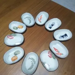 小鉢楕円皿 10枚セット