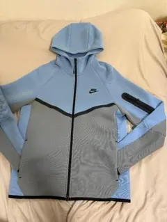 NIKE Tech Fleece フルジップパーカー ブルー - メルカリ
