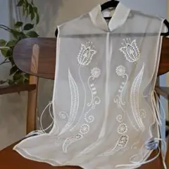 mame kurogouchi コード刺繍スウェット エクリュ サイズ1 - メルカリ