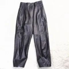 レザーパンツ 羊革 シープスキン 黒 Mサイズ