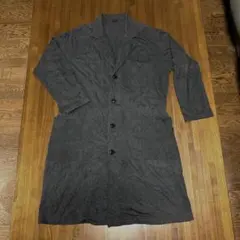 Y's シワ加工 ロングカーディガン 黒のサムネイル