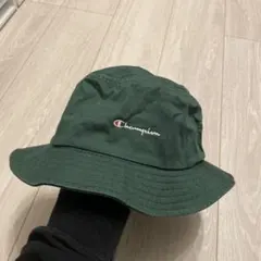 Champion バケットハット ダークグリーン