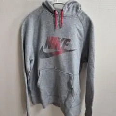 NIKE グレー フード付きパーカー M
