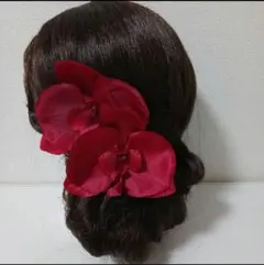 ①訳あり髪飾り 2パーツ　成人式　卒業　ヘッドドレス