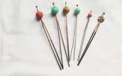 かんざし【ヴィンテージ】六本セット！櫛・髪飾り・笄