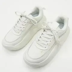 C06191 未使用品訳あり UGGスニーカー：USA5.5 ホワイト