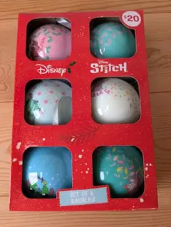 ✨️未使用✨️新品✨️Disney スティッチ クリスマスオーナメント 6個入り