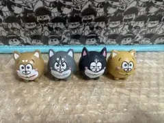 松犬　オブジェ　4点セット