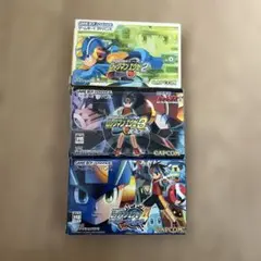 ロックマンエグゼ　3点セット　ゲームボーイアドバンスソフト