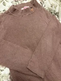 familiar 長袖カットソー 130 ストライプ