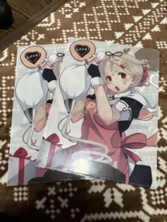 夕立 艦これバレンタイン仕様クリアファイル 2枚