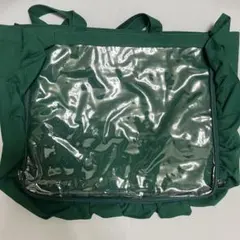 ザッカマート キャリーオンバッグ A3フリル バッグ用 トートバッグ グリーン