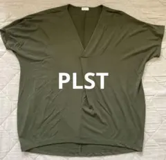 PLST プラステ　カーキドルマンスリーブカットソー　Tシャツ　M　Tシャツのサムネイル
