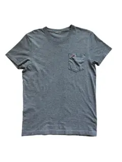 【Hollister】 グレー ポケットTシャツ　Sサイズ　古着　海外