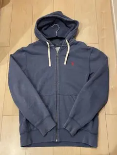 POLO RALPH LAUREN ネイビー ジップアップパーカー