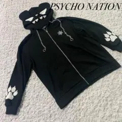 PSYCHO NATION✩.*˚パーカー フード付き 肉球 くま