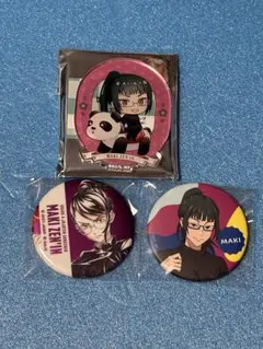 呪術廻戦　缶バッジ　アクリルスタンド 禪院真希　3点セット