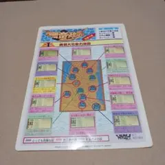 ファミコンソフト　独眼竜政宗　下敷き　ファミリーコンピュータマガジン付録