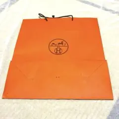 HERMES ショップ袋 ショッパー オレンジのサムネイル