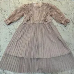PUELLA Flo レースワンピース ピンク