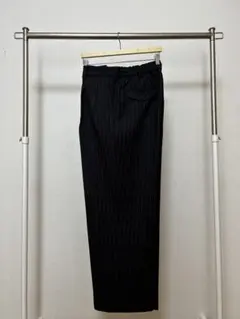 ツータックバギースラックス　ストライプ