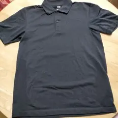 ユニクロ　ユニセックス半袖ポロシャツ/Mサイズ/ブラック