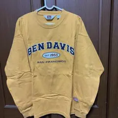 【BEN DAVIS】クルーネックトレーナー マスタード