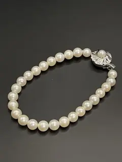 本真珠ブレスレット ホワイトパール