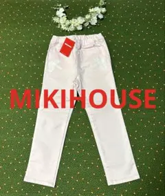 新品タグ付き ミキハウス レースリボン パンツ ピンク 110cm 7480円
