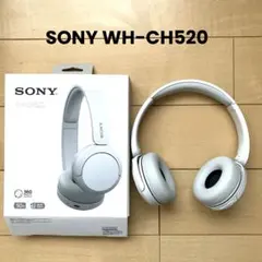超美品★SONY WH-CH520 ワイヤレスヘッドホン ホワイト