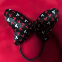 Disney ミッキーマウス リボンヘアゴム