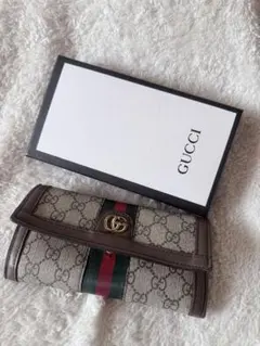 GUCCI - GGスプリーム コンパクトウォレット　ティアン 鳥柄 【美品】 GUCCI - GGスプリーム コンパクトウォレット ティアン 鳥柄 【美品