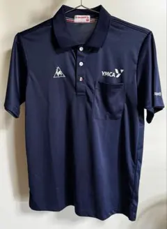 【美品】YMCAポロシャツ ネイビー Mサイズ ルコック 半袖