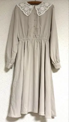 Honeys花柄レース衿ワンピース