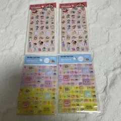 【匿名配送】クレヨンしんちゃん　タイルシール　ぷっくりステッカー　アミファ