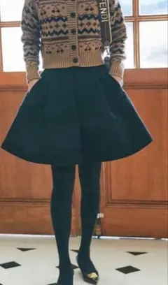 SEVEN TEN セブンテン ハイウエスト　フレア　キュロット　XS