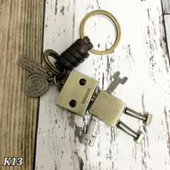 新品 人気 K13 ロボット型 キーホルダー アメカジ パンク ストリート