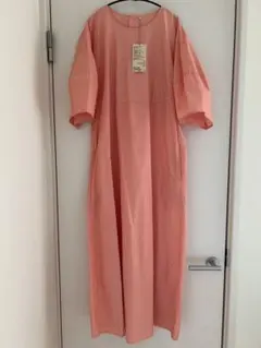 無印良品 コットン ロングワンピース