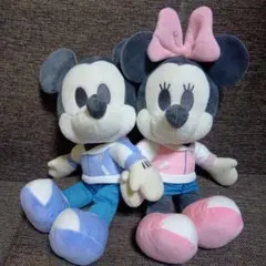 ミッキー＆ミニー ちょっもっさ デココレ ペアぬいぐるみ
