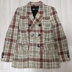 Zara ザラ　ツイードジャケットのサムネイル