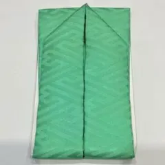 新品保管品 正絹 重ね衿 伊達襟 グリーン系