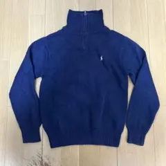 Polo by Ralph Lauren セーター ハーフジップ140 ネイビー