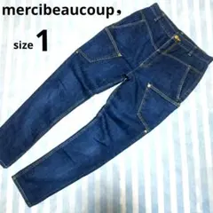とんとん様専用✦美品✦mercibeaucoupデニムMブルーデザインポケットのサムネイル