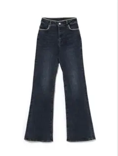 Andmary Heart stitch denim navy blue S - メルカリ