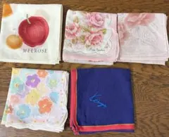 ☆美品☆ハンカチ　5枚　まとめ売り　中古　匿名配送のサムネイル