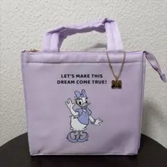 【新品タグ付き】デイジー 保冷バッグ チャーム付き ロゴ Cool Toteのサムネイル